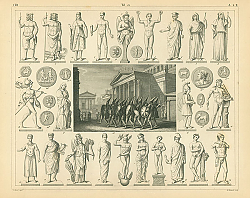 Постер Архитектура №22: греко-римские скульптуры