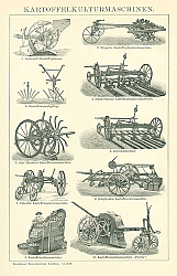 Постер Kartoffelkulturmaschinen (выращивание картофеля)