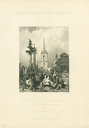 Постер Cemetery of the Smolensko Church. On the Vasili Ostroff near Petersburg