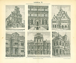 Постер Архитектра XI. Deutsche, franzosische und englische Renaissance (16 und 17 Jahrhundert) Постер Архитектра XI. Deutsche, franzosische und englische Renaissance (16 und 17 Jahrhundert)