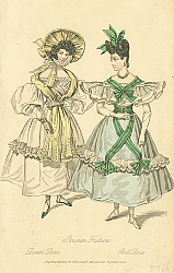 Постер Parisian Fashions. Dinner Dress. Ball Dress. Постер Parisian Fashions. Dinner Dress. Ball Dress.