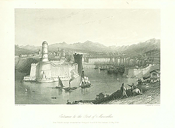 Постер Entrancee to the Port of Marseilles