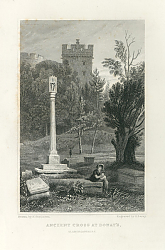 Постер Ancient Cross at St. Donat's. Glamorganshire Постер Ancient Cross at St. Donat's. Glamorganshire