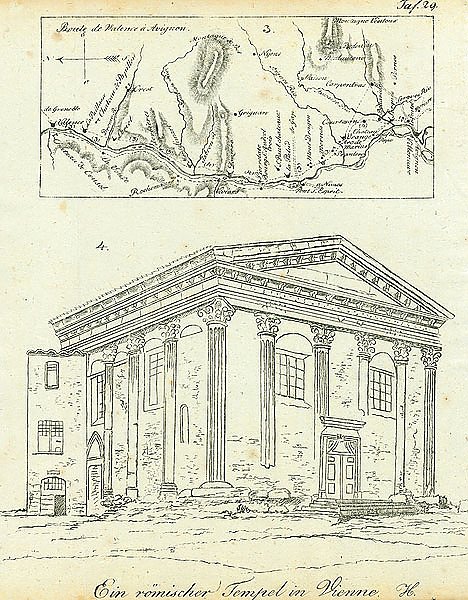 Ein romischer Tempel in Vienne