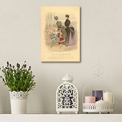 «Journal Des Dames Et Des Demoiselles 1» в интерьере бирюзовой комнаты «Journal Des Dames Et Des Demoiselles 1» в интерьере бирюзовой комнаты