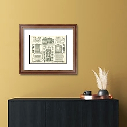 «Iconographic Encyclopedia: конструкция театра» в интерьере с деревянными деталями «Iconographic Encyclopedia: конструкция театра» в интерьере с деревянными деталями