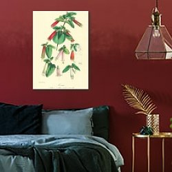 «Corraeas» в интерьере красной спальни