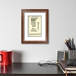 «Orders of Architecture - Doric - (Grecian)» в интерьере офиса в белом цвете «Orders of Architecture - Doric - (Grecian)» в интерьере офиса в белом цвете