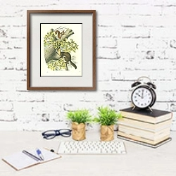 «Животные №3 1» в интерьере офиса с кирпичными стенами