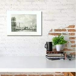 «Prince of Orange's Palace, Brussels» в интерьере с кирпичной стеной