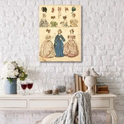 «MODES DE PARIS #7 1» в интерьере комнаты с белым столом