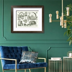 «Водяные колеса и их устройство 1» в интерьере изумрудной комнаты