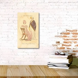 «Lady's Magazine 1» в интерьере офиса с кирпичными стенами