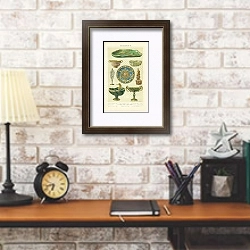 «Schmucksteine II» в интерьере в стиле лофт над столом