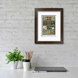 «Deforationsgefteine» в интерьере офиса над столом