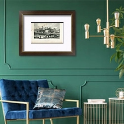 «Bridgend. Glamorganshire» в интерьере изумрудной комнаты