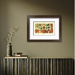 «Beerenobst 3» в интерьере с деревянными деталями