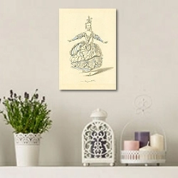 «Женская мода №19 1» в интерьере комнаты с лавандовыми свечами