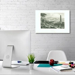 «Verviers» в интерьере офиса в белом цвете