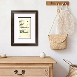 «Screw and Scythe I» в интерьере прихожей с деревянным декором