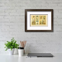 «Japanische Kunst I» в интерьере офиса над столом