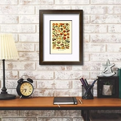 «Stein und Beerenobst 1» в интерьере в стиле лофт над столом