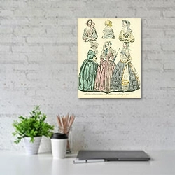 «Morning Dresses №3 1» в интерьере офиса над столом