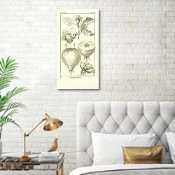 «Coignassier» в интерьере спальни с золотыми деталями