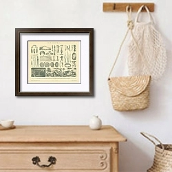 «Urgeschichte II» в интерьере прихожей с деревянным декором