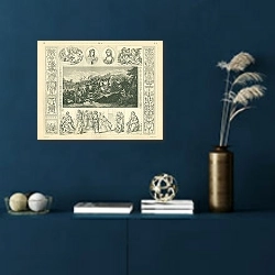 «Александр Македонский. Битва на реке Граник» в интерьере синей комнаты