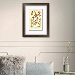 «Orchideen I 1» в интерьере комнаты с белыми стенами