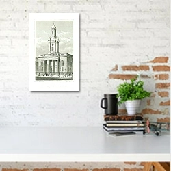 «Trinity Church, New Road» в интерьере с кирпичной стеной