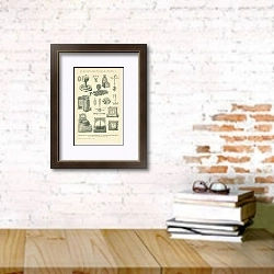 «Электрический телеграф I» в интерьере офиса с кирпичными стенами