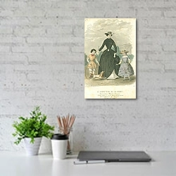 «Le Moniteur de la Mode» в интерьере офиса над столом