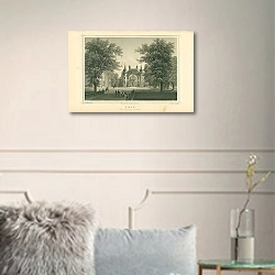 «Velp» в интерьере комнаты с белыми стенами