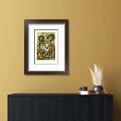 «Osrafrikanische Waffen und Gerate» в интерьере в черно-золотом цвете