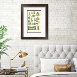 «Bienenzucht» в интерьере спальни с золотыми деталями