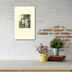 «Doretta and Isabel» в интерьере с кирпичными стенами