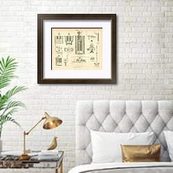 «Pumpen» в интерьере спальни с золотыми деталями