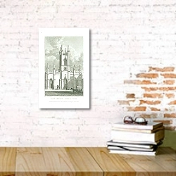 «New Church, Somers Town» в интерьере офиса с кирпичными стенами