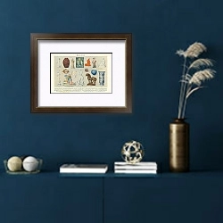 «Moderne Keramik» в интерьере синей комнаты