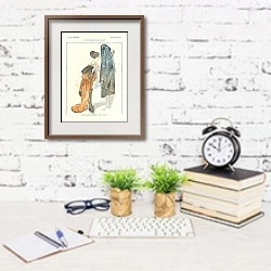 «L'offrande d'un Caeur 1» в интерьере офиса с кирпичными стенами