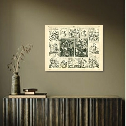 «Изобразительное искусство» в интерьере с деревянными деталями