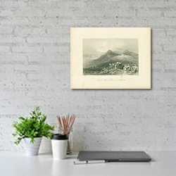 «Jezreel, Mount Gilboa, and Beth-shan 1» в интерьере офиса над столом