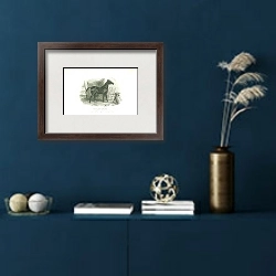 «The Black Arabian» в интерьере синей комнаты