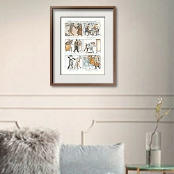 «Conseils Pratiques au Sujet des Restrictions 2» в интерьере комнаты с белыми стенами