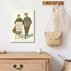 «La Payse 1» в интерьере прихожей с деревянным декором