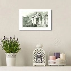 «Salters-Hall» в интерьере комнаты с лавандовыми свечами