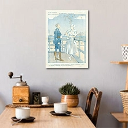 «L'innocente Confusion 1» в интерьере кухни в стиле ретро