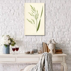 «Festuca Gigantea 1» в интерьере комнаты с белым столом